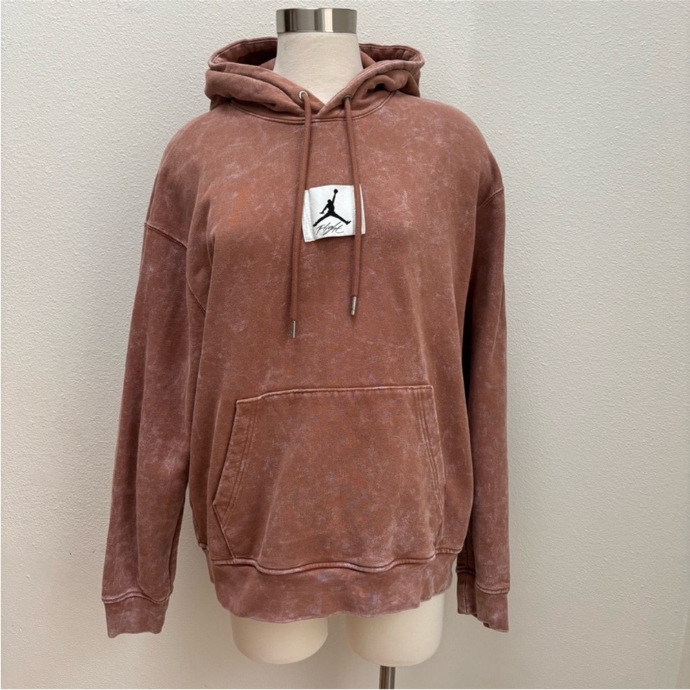 Jordan Jumpman Sweatshirt Hoodie Flight Heritage Mineral Wash Brown Size Medium
